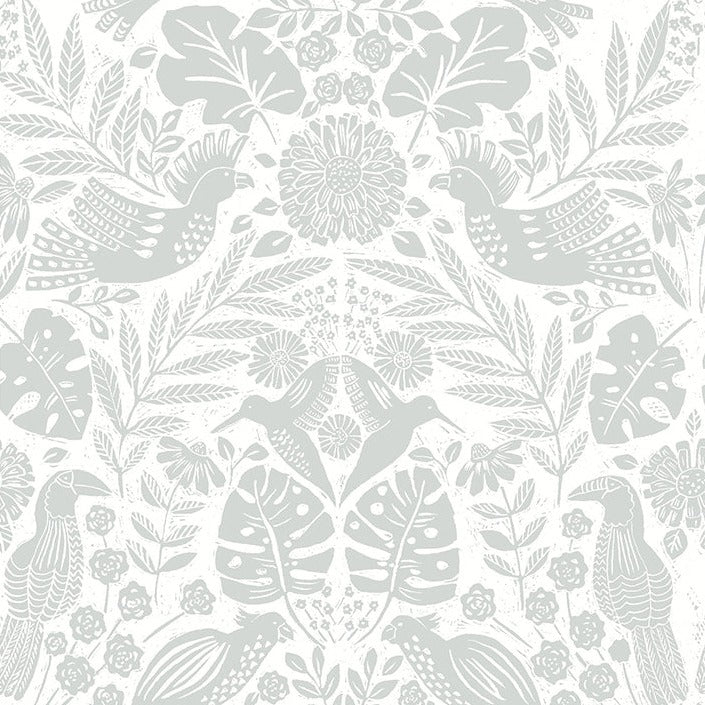 Nestle Bird Block Print