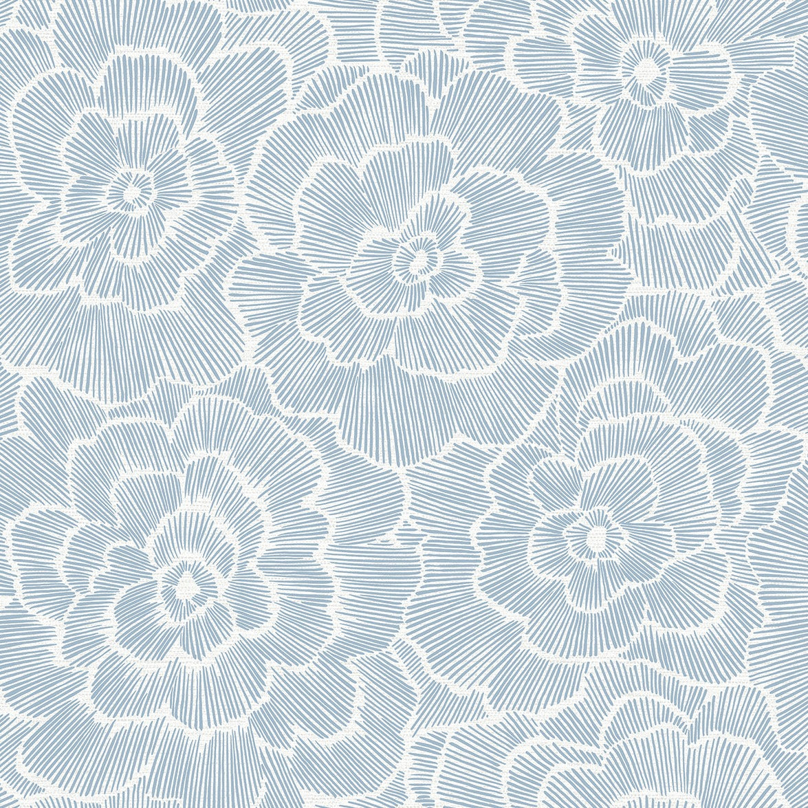 Periwinkle Textured Floral