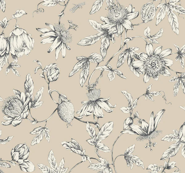 Passion Flower Toile