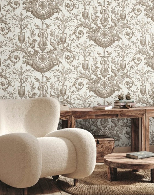 Avian Fountain Toile